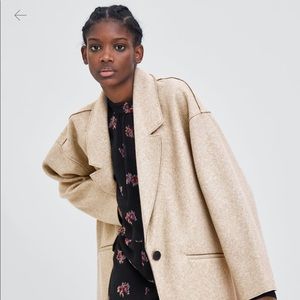 zara soft touch coat